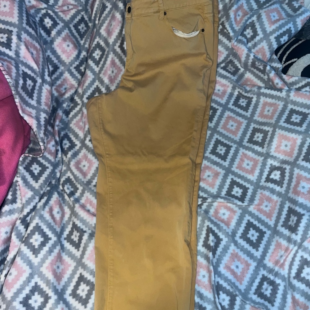 Westport Tan Straight Leg Jeans Versatile Casual Wear